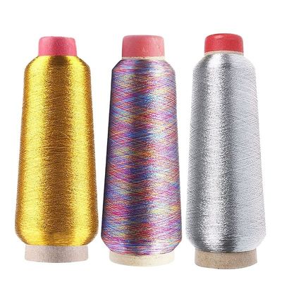 150d/2 Polyester Metallic Lurex Yarn for Embroidery M/MXH/MS Μεταλλικό νήμα σε ανταγωνιστική τιμή