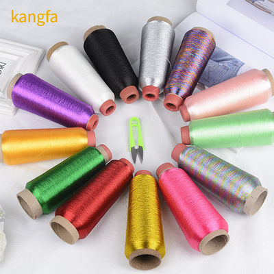 150d/2 Polyester Metallic Lurex Yarn for Embroidery M/MXH/MS Μεταλλικό νήμα σε ανταγωνιστική τιμή