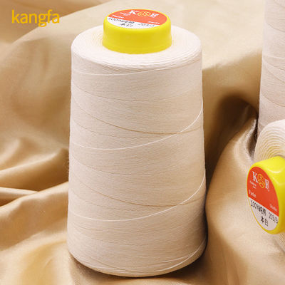 3000 Yard Overlock Cone Sewing Thread 100% βαμβάκι για βαμμένο μηχανικό πρότυπο OEM ODM