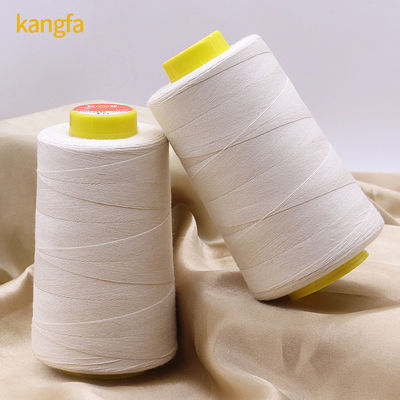 3000 Yard Overlock Cone Sewing Thread 100% βαμβάκι για βαμμένο μηχανικό πρότυπο OEM ODM