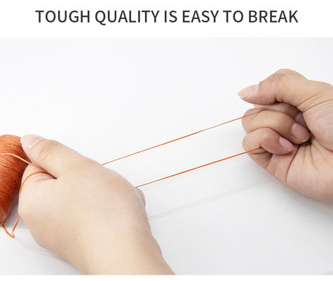 Πλέξιμο 400g 210D/16 Προαιρετικά χρώματα DIY χειροποίητο δέρμα ραφή 1mm επίπεδο κηρονομικό νήμα