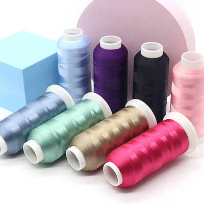 4000 Yard Polyester Embroidery Threads 120D Yarn Counts για τις ανάγκες της μηχανικής κεντήματος