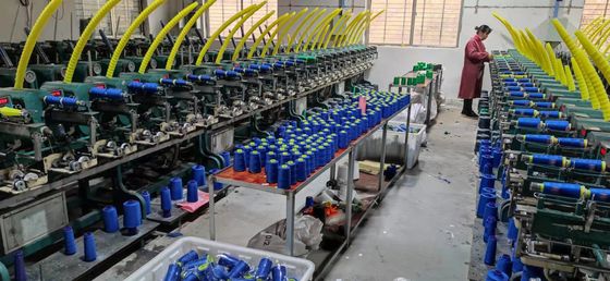 40s/2 100% Polyester Staple Sewing Thread Yarn Type Spun και αντοχή στην τριβή