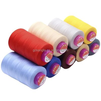 5000yds Νήμα ραπτικής μηχανής 100% Spun Polyester Νήμα ραπτικής 40/2 OEM ODM Αποδεκτό