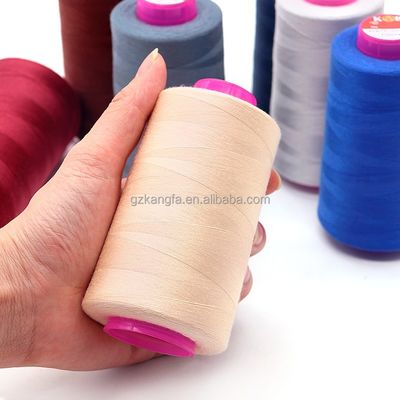 5000yds Νήμα ραπτικής μηχανής 100% Spun Polyester Νήμα ραπτικής 40/2 OEM ODM Αποδεκτό