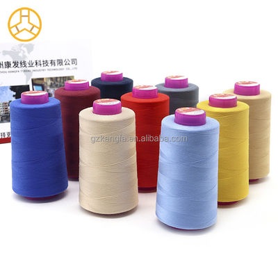 5000yds Νήμα ραπτικής μηχανής 100% Spun Polyester Νήμα ραπτικής 40/2 OEM ODM Αποδεκτό