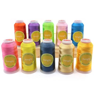 4000 Yard 120d/2 Mercerized Polyester Embroidery Thread για βιομηχανικές ραπτομηχανές