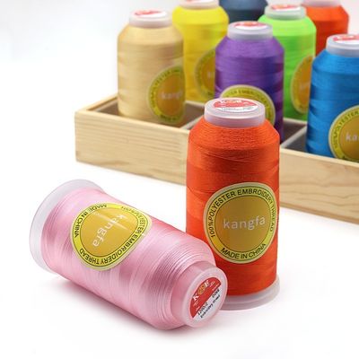4000 Yard 120d/2 Mercerized Polyester Embroidery Thread για βιομηχανικές ραπτομηχανές