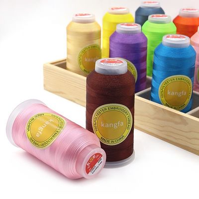 4000 Yard 120d/2 Mercerized Polyester Embroidery Thread για βιομηχανικές ραπτομηχανές