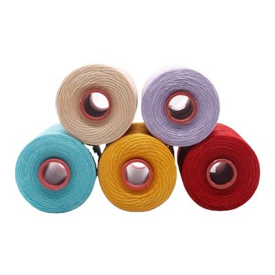 210D/16 Luxury Design Polyester Braid Waxed Thread Για βραχιόλια Δερμάτινο βαμμένο σχέδιο