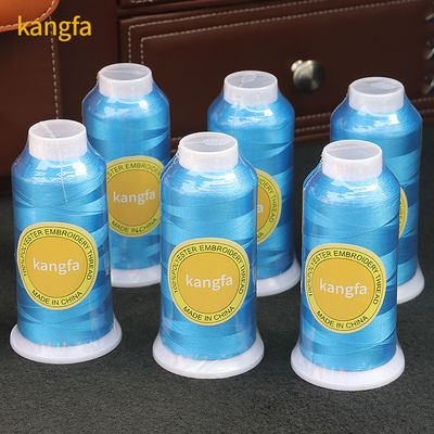 125g βάρος/κωνός 720 χρώματα 100% νήμα κεντήματος από πολυεστέρα για μηχανική κεντή