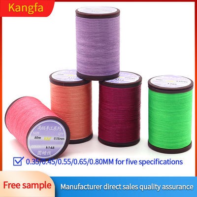 80m/Cone Kangfa χειροποίητο νήμα WEIXIN Waxed Polyester νήμα 0,8mm για την κατασκευή κοσμημάτων