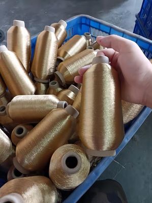 3300y/κωνικό MS 150d Lurex Μεταλλική ραπτική κλωστή για κροσέ Fine ST 100% Polyester Κωνικό