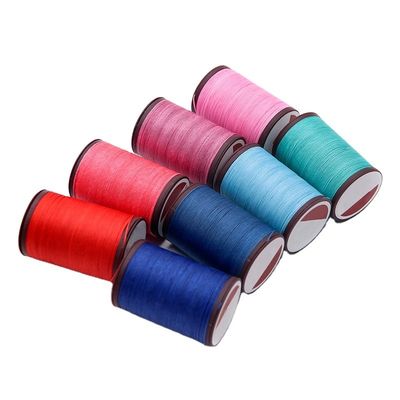 80m/Cone High Strength Polyester Sewing Thread Round Waxed Thread for Leather Hand-Art (Πολυεστέρας ραπτικής νήματος υψηλής αντοχής)