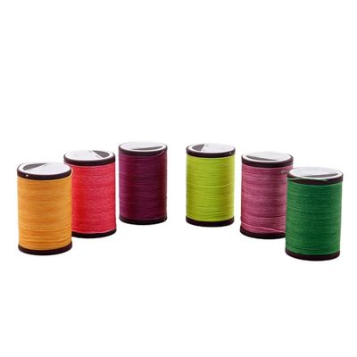 80m/Cone High Strength Polyester Sewing Thread Round Waxed Thread for Leather Hand-Art (Πολυεστέρας ραπτικής νήματος υψηλής αντοχής)