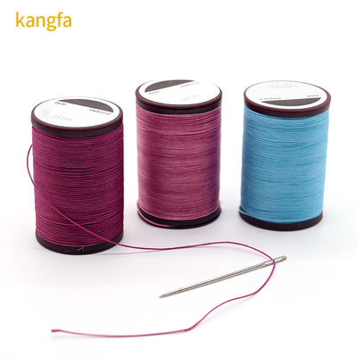 80m/Cone High Strength Polyester Sewing Thread Round Waxed Thread for Leather Hand-Art (Πολυεστέρας ραπτικής νήματος υψηλής αντοχής)