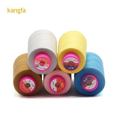 100% Polyester Spun Yarn Sewing Thread Ανθεκτικότητα στην τριβή για Jean Sewing