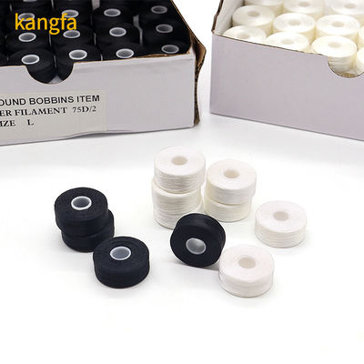 120 Yard/cone Polyester Embroidery Thread Colored Pre-wound Bobbin Thread για κέντραση