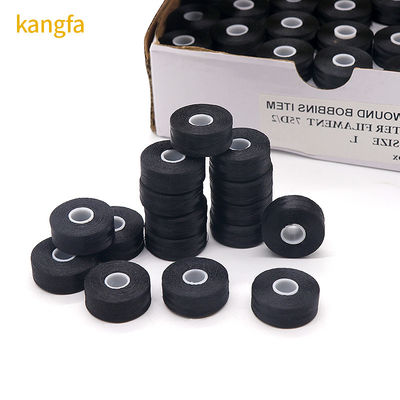 120 Yard/cone Polyester Embroidery Thread Colored Pre-wound Bobbin Thread για κέντραση