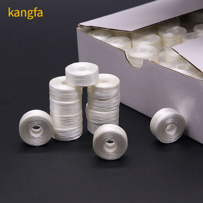 120 Yard/cone Polyester Embroidery Thread Colored Pre-wound Bobbin Thread για κέντραση
