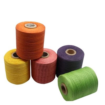 Δείγμα 400g επίπεδα κηροειδή νήματα πλεγμένα 0,7mm κερατοειδή νήματα υλικό πολυεστέρα 210D/16 νήματα κερατοειδή