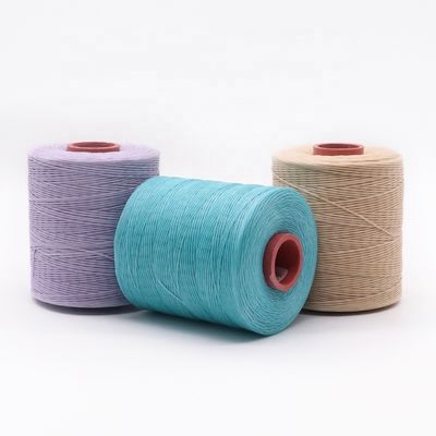 Δείγμα 400g επίπεδα κηροειδή νήματα πλεγμένα 0,7mm κερατοειδή νήματα υλικό πολυεστέρα 210D/16 νήματα κερατοειδή