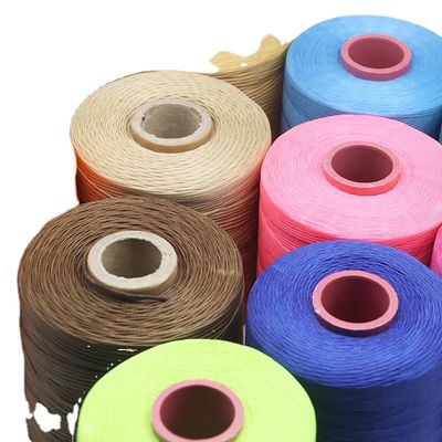 Δείγμα 400g επίπεδα κηροειδή νήματα πλεγμένα 0,7mm κερατοειδή νήματα υλικό πολυεστέρα 210D/16 νήματα κερατοειδή