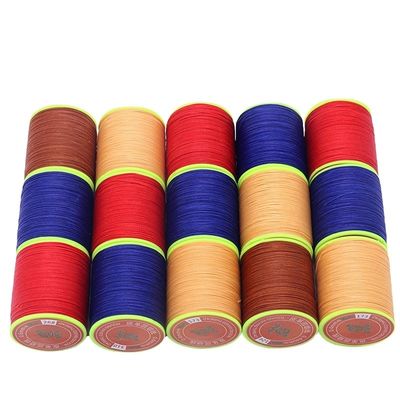 DIY Υψηλής αντοχής Πολυχρωματικό Στρογγυλό Πολυέστερ Δερμάτινο Ζαμπόν Φόραγμα 3 Πλάι