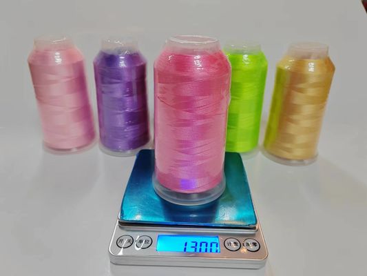 108D 120D/2 4000m 5000m Polyester νήμα για μηχανή κεντήματος Προαιρετική απαίτηση