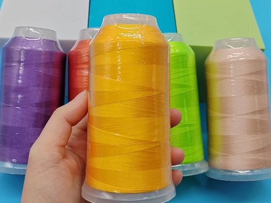 108D 120D/2 4000m 5000m Polyester νήμα για μηχανή κεντήματος Προαιρετική απαίτηση