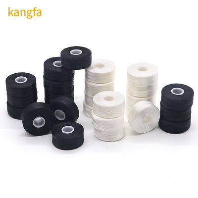Διατηρήσιμο Παγκόσμιο 144pcs/box Λευκό/Μαύρο 75D/2 100% Πολυεστέρα Προεπιστυλωμένα Νήματα