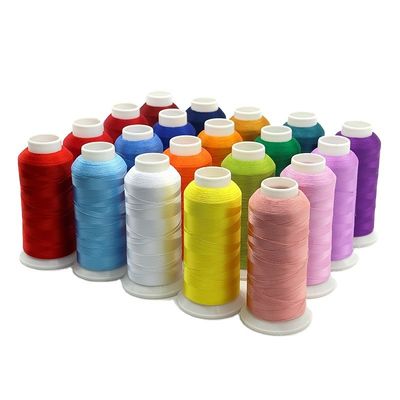 720 χρώματα Επιλογή Polyester κεντήματα νήμα 100g/Spool Προσαρμοσμένο από δωρεάν δείγμα