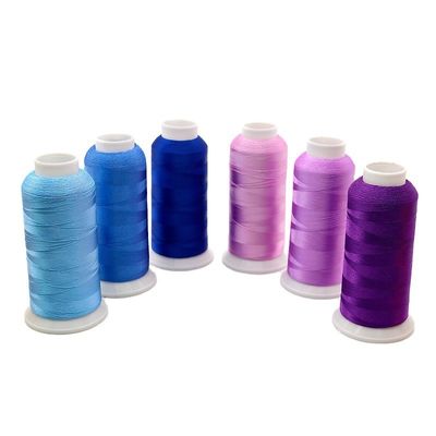 720 χρώματα Επιλογή Polyester κεντήματα νήμα 100g/Spool Προσαρμοσμένο από δωρεάν δείγμα