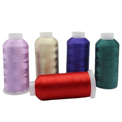 125G νήμα κεντήματος 120D 5000Y νήμα πολυεστέρας για μηχανή υψηλής ταχύτητας κεντήματος