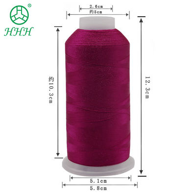 125G νήμα κεντήματος 120D 5000Y νήμα πολυεστέρας για μηχανή υψηλής ταχύτητας κεντήματος